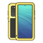 For Galaxy S20 LOVE MEI Metal Shockproof Waterproof Dustproof Protective Case(Yellow) - 1