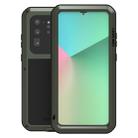For Galaxy S20 Ultra LOVE MEI Metal Shockproof Waterproof Dustproof Protective Case(Army Green) - 1