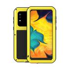 For Galaxy A30 LOVE MEI Metal Shockproof Waterproof Dustproof Protective Case(Yellow) - 1