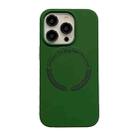 For iPhone 14 Plus Magsafe Magnetic Silicone Phone Case(Green) - 1