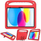 For iPad 10th Gen 10.9 2022 Handle Portable EVA Shockproof Tablet Case(Red) - 1