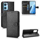 For OPPO Reno7 5G Global / Find X5 Lite Honeycomb Dot Texture Leather Phone Case(Black) - 1