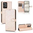 For Realme GT2 Pro Honeycomb Dot Texture Leather Phone Case(Gold) - 1