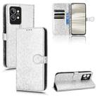 For Realme GT2 Pro Honeycomb Dot Texture Leather Phone Case(Silver) - 1