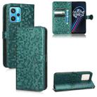 For Realme 9 4G / 9 Pro+ Honeycomb Dot Texture Leather Phone Case(Green) - 1