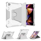 360 Degree Rotating Armored Smart Tablet Leather Case For iPad Pro 11 inch 2022/2021/2020/2018 / Air5 2022/Air4 2020(Grey) - 1