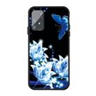 For Galaxy A91 / S10 Lite Pattern Printing Embossment TPU Mobile Case(Orchid Butterfly) - 1