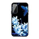 For Galaxy S20 Pattern Printing Embossment TPU Mobile Case(Orchid Butterfly) - 1