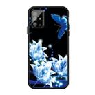 For Galaxy S20 Ultra Pattern Printing Embossment TPU Mobile Case(Orchid Butterfly) - 1