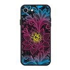 For iPhone SE 2022 / SE 2020 Pattern Printing Embossment TPU Mobile Case(Dazzling lace) - 1