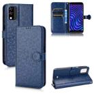For BLU C5 Max 2022 Honeycomb Dot Texture Leather Phone Case(Blue) - 1