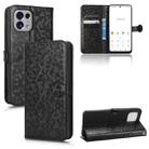 For Tone E22 Honeycomb Dot Texture Leather Phone Case(Black) - 1