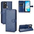 For Infinix Hot 12i Honeycomb Dot Texture Leather Phone Case(Blue) - 1