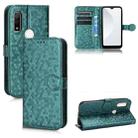 For Fujitsu Arrows WE F-51B Honeycomb Dot Texture Leather Phone Case(Green) - 1