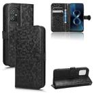 For Asus Zenfone 8 ZS590KS Honeycomb Dot Texture Leather Phone Case(Black) - 1
