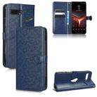 For Asus ROG Phone II ZS660KL Honeycomb Dot Texture Leather Phone Case(Blue) - 1