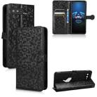 For Asus ROG Phone 5 Honeycomb Dot Texture Leather Phone Case(Black) - 1