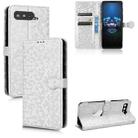 For Asus ROG Phone 5 Honeycomb Dot Texture Leather Phone Case(Silver) - 1