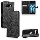 For Asus ROG Phone 3 Strix / ROG Phone 3 Honeycomb Dot Texture Leather Phone Case(Black) - 1