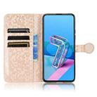 For Asus Zenfone 7 Honeycomb Dot Texture Leather Phone Case(Gold) - 3