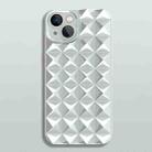 For iPhone 11 Pro Max Riveted Smooth TPU Phone Case with Lens Film(Silver) - 1