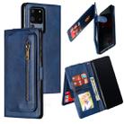 For Galaxy S20 Ultra Nine Card Zipper Bag Horizontal Flip Leather Case With Holder & Card Slots & Photo Frame & Wallet(Blue) - 1