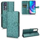 For TCL 30 5G Honeycomb Dot Texture Leather Phone Case(Green) - 1