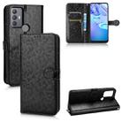 For TCL 30 SE Honeycomb Dot Texture Leather Phone Case(Black) - 1