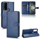 For TCL 30V 5G Honeycomb Dot Texture Leather Phone Case(Blue) - 1