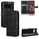 For Google Pixel 6 Honeycomb Dot Texture Leather Phone Case(Black) - 1