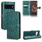 For Google Pixel 6 Honeycomb Dot Texture Leather Phone Case(Green) - 1