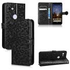 For Google Pixel 3 Lite / Pixel 3A Honeycomb Dot Texture Leather Phone Case(Black) - 1