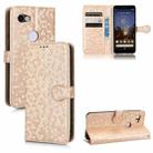 For Google Pixel 3 Lite / Pixel 3A Honeycomb Dot Texture Leather Phone Case(Gold) - 1