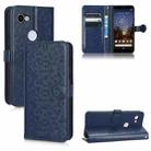 For Google Pixel 3 Lite / Pixel 3A Honeycomb Dot Texture Leather Phone Case(Blue) - 1