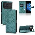 For vivo X Note Honeycomb Dot Texture Leather Phone Case(Green) - 1