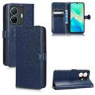 For vivo S15e 5G Honeycomb Dot Texture Leather Phone Case(Blue) - 1