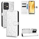 For vivo S12 Honeycomb Dot Texture Leather Phone Case(Silver) - 1