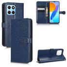 For Honor X8 5G Honeycomb Dot Texture Leather Phone Case(Blue) - 1