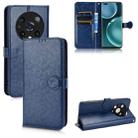 For Honor Magic4 Pro Honeycomb Dot Texture Leather Phone Case(Blue) - 1