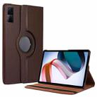 For Xiaomi Redmi Pad 10.61 360 Degree Rotation Litchi Texture Leather Tablet Case(Brown) - 1