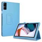 For Xiaomi Redmi Pad 10.61 Litchi Texture Leather Tablet Case with Holder(Light Blue) - 1