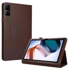 For Xiaomi Redmi Pad 10.61 Litchi Texture Leather Tablet Case with Holder(Brown) - 1