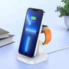 hoco CW43 Graceful 3 in 1 Wireless Charger(White) - 5