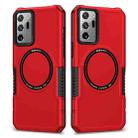 For Samsung Galaxy Note20 Ultra MagSafe Shockproof Armor Phone Case(Red) - 1