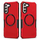 For Samsung Galaxy S21+ 5G MagSafe Shockproof Armor Phone Case(Red) - 1