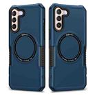 For Samsung Galaxy S21+ 5G MagSafe Shockproof Armor Phone Case(Dark Blue) - 1