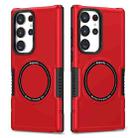 For Samsung Galaxy S23 Ultra 5G MagSafe Shockproof Armor Phone Case(Red) - 1