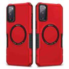 For Samsung Galaxy S20 FE MagSafe Shockproof Armor Phone Case(Red) - 1