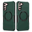 For Samsung Galaxy S21 5G MagSafe Shockproof Armor Phone Case(Dark Green) - 1