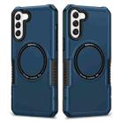 For Samsung Galaxy S22 5G MagSafe Shockproof Armor Phone Case(Dark Blue) - 1